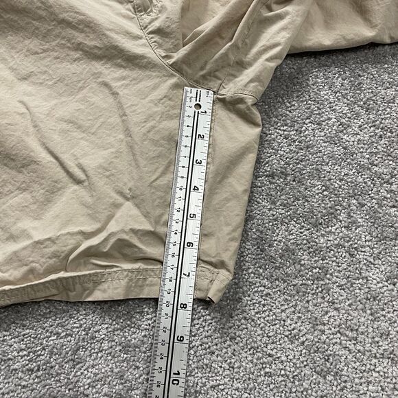 Columbia Chino Shorts Mens Beige Flat Front Slash Pocket Cotton Casual 42x8 - Picture 7 of 13